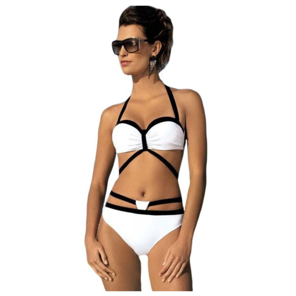 Other - Retro Bandeau Push up Bikini